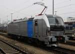 Die neue Baureihe 193 805-9 von Railpool steht am 21.11.2012 in Donauwrth.