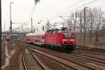 143 967 ist am 02.04.13 mit eine S2 nach Pirna unterwegs.