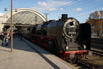 Historische Eisenbahn Frankfurt 01 2118-6 am 16.04.16 in Dresden Hbf.