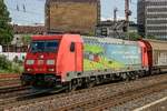 185 401-7 in Düsseldorf Rath, am 02.06.2018.