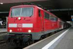 Die 111 111 an der RB35 von Dsseldorf HBF nach Wesel am 19.10.2011