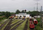 # Duisburg-Entenfang 1
Ein Blick auf das Werk der DB Instanhaltung auch Gelbe Gefahr genannt.

Duisburg-Entenfang
02.06.2018