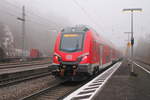 Nachschuss auf den Steuerwagen des neuen München-Nürnberg-Express am 26.11.2020 in Eichstätt Bahnhof.