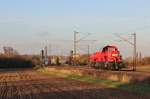 Am 13.November 2013 war DBSR 261 073 als T 76111 bei Elze(Han) auf dem Weg nach Alfeld/Leine.