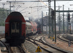 Der RE nach Sondershausen, Abfahrt 10:56 Uhr Erfurt Hbf , hat heute 41 1144-9 als Zuglok und besteht  aus einer bunt gemischten Wagengarnitur.