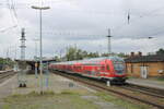 D-DB 50 80 86-75 017-3 DBpzfa 763.9 als RE 3150 aus Rathenow, am 10.10.2023 in Falkenberg (Elster).