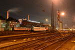 Gleisvorfeld des Frankfurter Hbf am späten Abend des 24.11.2016.