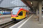 HLB Stadler Flirt 429 045 am 27.01.18 in Frankfurt am Main Hbf als RE99