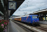 SRI 145 087 mit S2 88360 (Freiburg Hbf - Waldkirch) am 02.08.2021 in Freiburg Hbf.