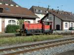 335 140-0 am 22.08.11 beim Rangieren auf Gleis 8 des Freiburger Hauptbahnhofs.