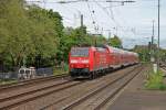 146 113-6  Baden-Wrttemberg erfahren  (BW Freiburg) am 09.05.2013 bei der Einfahrt auf Gleis 4 im Freiburger Hbf gen Sden.