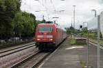 Durchfahrt am 03.05.2014 von 101 067-7 mit dem Pbz 2459 (Karlsruhe Hbf - Basel Bad Bf) in Freiburg (Brsg) Hbf.