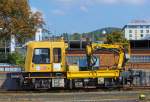 DB GAF von Netz Instandhaltung auf dem Bahnhof Fulda.