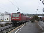 143 als 146 am IRE nach Stuttgart, Geislingen(St.) 22.02.17