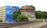 Das ehemalige Stellwerk Gs am 04.08.2021 in Gera Hbf.