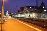 Der Bahnhof Gieen an einem Sommerabend 2008