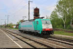 186 217-6 (2825) der Lineas Group nv/sa steht im Bahnhof Großkorbetha.
[27.4.2019 | 8:50 Uhr]