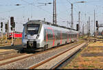 9442 307 (Bombardier Talent 2) trifft auf Gleis 8 des Bahnhofs Großkorbetha ein.
Aufgenommen mit Tele am Bahnsteigende von 6/7.

🧰 Abellio Rail Mitteldeutschland GmbH
🚝 RB 74610 (RB20) Leipzig Hbf–Weimar
🕓 13.8.2022 | 8:51 Uhr