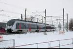 9442 810 (Bombardier Talent 2) von Abellio Rail Mitteldeutschland als RE 74713 (RE9) von Kassel-Wilhelmshöhe erreicht seinen Endbahnhof Halle(Saale)Hbf Gl.