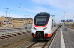 Abellio (BTH) 6442 918 als RB 74663 aus Saalfeld (S), am 05.04.2024 in Halle (S) Hbf.