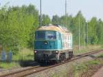 Lok der Br 232 im Bahnhof von Halle Trohta am 05.05.2014