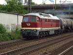 ludmilla 132 004 fuhr am 24.06.13 mit einen tankzug durch harburg