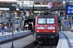 HAMBURG, 10.07.2021, 112 147 als RE8 nach Lübeck Hbf in Hamburg Hbf