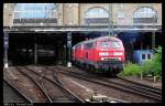 218 117 und 218 368 beim ausfahren aus Hamburg HBF