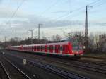 DB Regio S-Bahn Rhein Main 430 111+430 xxx+430 xxx am 07.12.15 bei der Ankunft in Hanau Hbf 