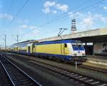 METRONOM 146 542-6 als RE2 nach Uelzen am 17.11.17 in Hannover Hbf