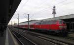 218 473-7 fuhr am 22.10.2010 mit einer RegionalBahn nach Bad Harzburg.