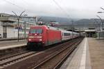 Am 25.10.2017 verlässt IC2374 nach Westerland den Hauptbahnhof Heidelberg in Richtung Frankfurt.