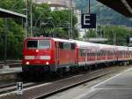 DB Regio 111 103 mit RB nach Frankfurt am 19.06.15 in Heidelberg Hbf 