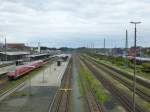 Blick ber den Hofer Hbf am 26.Juni 2013.