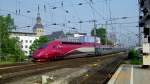 Thalys (4304) am 23.5.2012 bei der Einfahrt in den Hbf Kln aus Richtung Paris, ein wirklich gelungenes Foto finde ich...