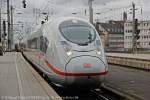 ICE Velaro D 407 013 als ICE817 fuhr am 11.01.2014 in den Kölner Hbf.