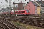 622 507 und 620 022 kommen als RB 25 nach Meinerzhagen in den Kölner Hbf eingefahren.30.10.2014