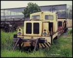 Als  Arbeitsmaterial  stand am 22.6.1991 diese Babelsbergerin im Freigelände in Klostermansfeld.