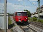 RSE VT 23, vermutlich bei einer Sonderfahrt, bei der Einfahrt in den Bahnhof Koblenz-Stadtmitte am 04.05.2014