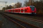 Nachschuß auf den 1440 312-5 als S8 nach Mönchengladbach, hier beim Verlassen von Korschenbroich.