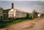 Das kleine Fischwerk in Lauterbach hatte keinen geeigneten Khlraum,deshalb wurde ein ausrangierter ehmaliger Khlwagen genommen und diente Jahrelang als Khlraum.Im Mai 1999 stande der Wagen immer noch auf dem Anschlugleis in Lauterbach.