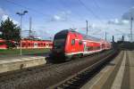 Ein Dosto aus Braunschweig erreicht am 23.03.2015 den Bahnhof Lehrte.