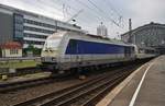 223 144 verlässt am 13.5.2017 mit dem RE6 (RE81290) von Leipzig Hauptbahnhof nach  Chemnitz Hauptbahnhof den Startbahnhof.