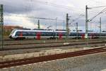 9442 306-8 (Bombardier Talent 2) von Abellio Rail Mitteldeutschland als RE 74507 (RE17) von Erfurt Hbf erreicht seinen Endbahnhof Leipzig Hbf auf Gleis 8.