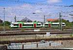 650 261 und 650 244 (Stadler Regio-Shuttle RS1) der Erfurter Bahn GmbH als EBx80852 (EBx12) von Neustadt(Orla) bzw. EBx81018 (EBx13) von Hof Hbf erreichen ihren Endbahnhof Leipzig Hbf auf Gleis 6.
[26.6.2018 | 13:06 Uhr]