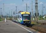 VT 618 verlsst am 25.Juli 2013 als MRB nach Wurzen den Leipziger Hbf.