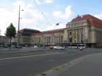 Bahnhofsgebude  Leipzig Hbf  am 26.7.13