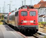 29.08.13 / 115 205-7 kam mit dem PbZ 2467 nach Leipzig / hier wird der Verband gerade zur Abstellung gezogen