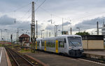 VT 019 rangierte zusammen mit VT 006 der MRB am 21.06.16 im Vorfeld des Leipziger Hbf.