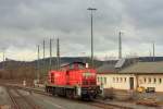 294 747-1 DB Schenker in Lichtenfels am 10.02.2016.